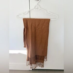 Uniqlo Brown Cashmere Scarf
